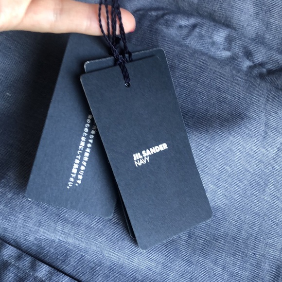 JIL SANDER Navy Cotton Top - Picture 5 of 9